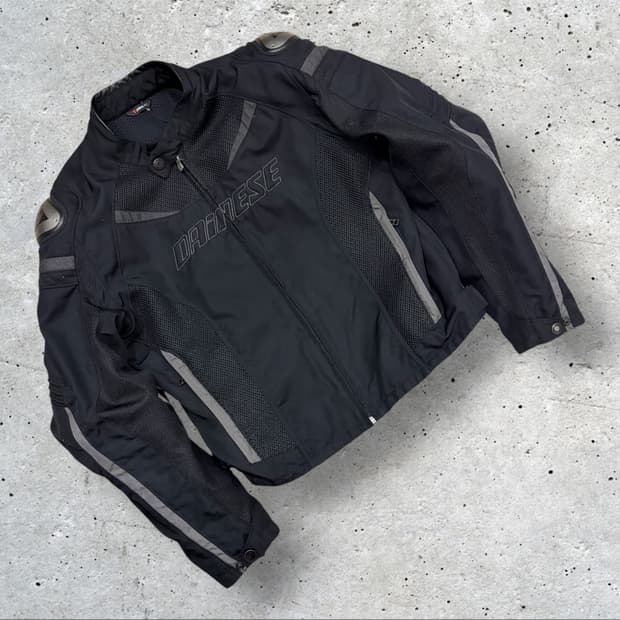 [54] 다이네즈 블랙 메쉬 오토바이 자켓 B636