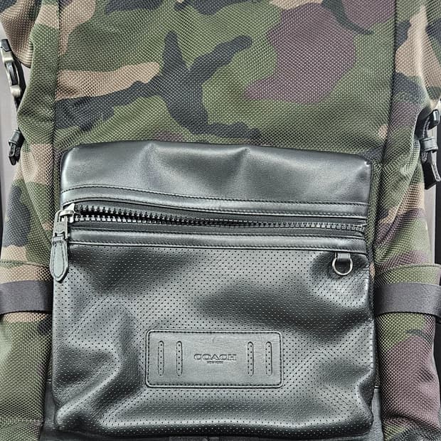 코치 카모 백팩 블랙