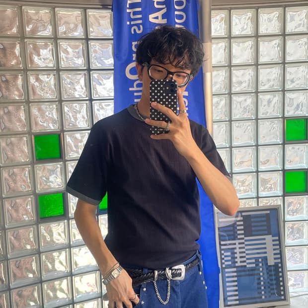 NEEDLING RINGER TEE 니들링 링거 티
