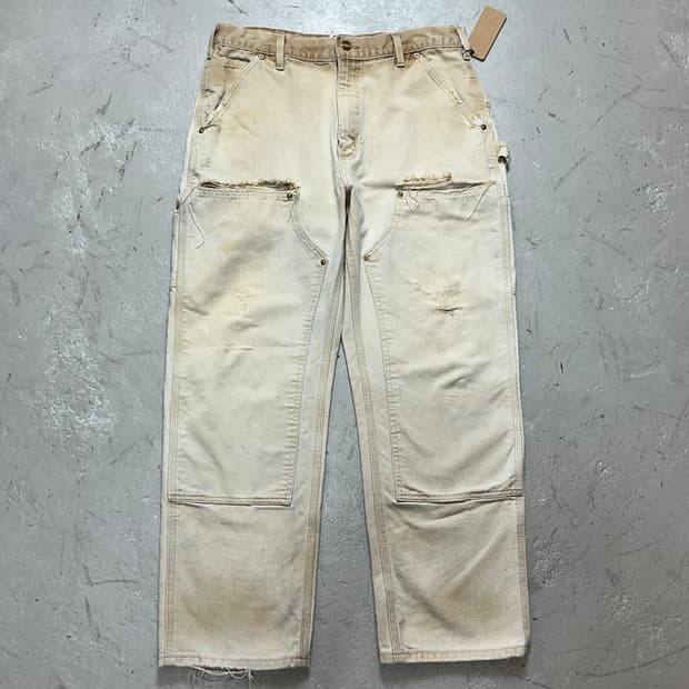 OG 칼하트 B136 더블니 BRN 칼하트 썩블니