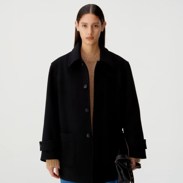 쿠어 우먼 캐시미어 하프코트