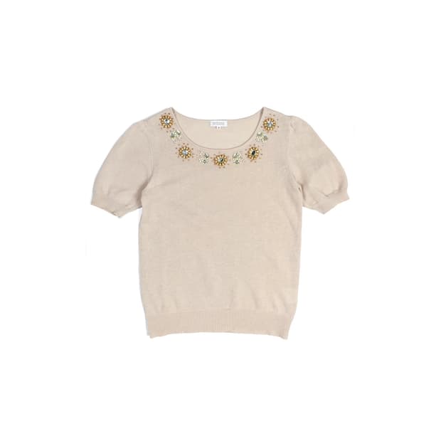 Mackintosh Philosophy embellished knit t