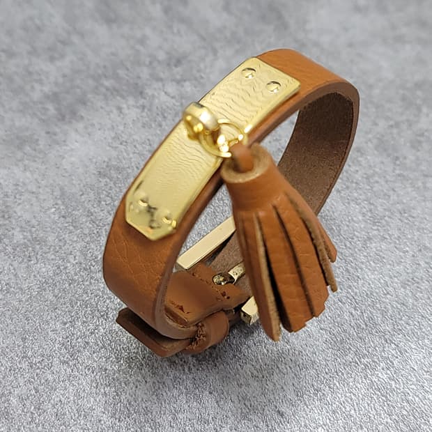 vintage leather bracelet 