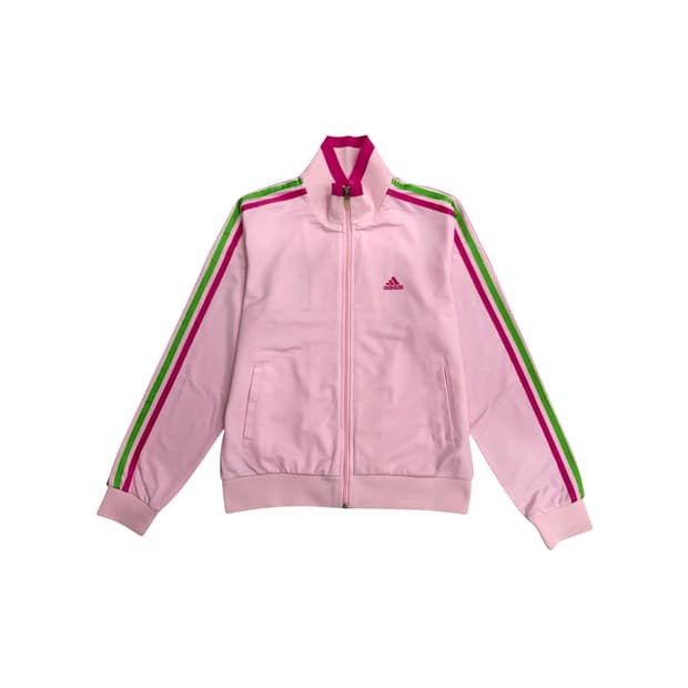 아디다스 여성 핑크 트랙탑 져지 (95)