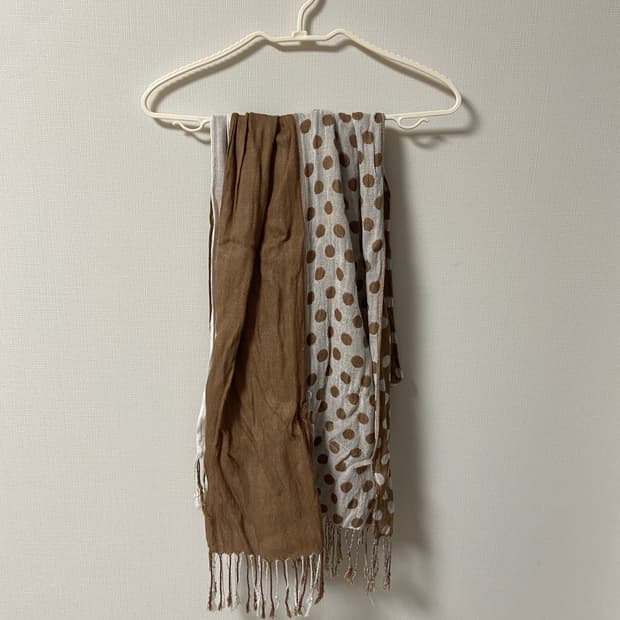 빈티지 도트 스카프 