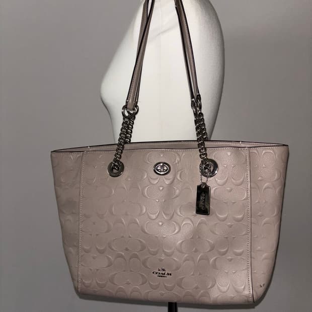 Coach Ivory Gray shoulder bag