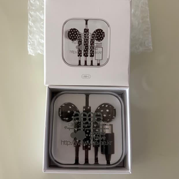 aeae 줄이어폰 블랙 C타입