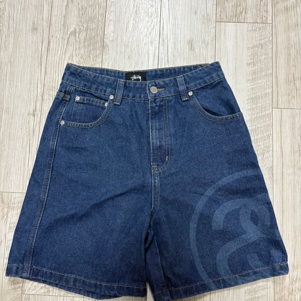 스투시 링크 데님쇼츠