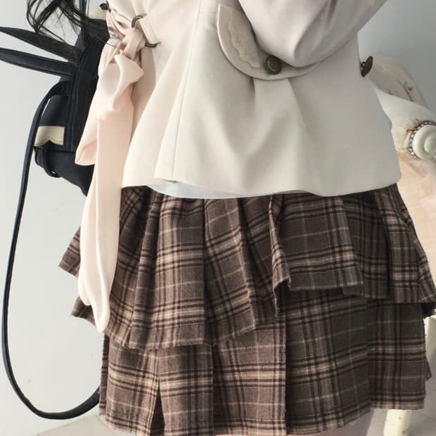 쿠루미깔 라떼갸루 캉캉 스커트 미소녀히메갸루모리걸사와코일본빈티지도트