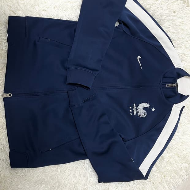 나이키 14/16 프랑스 트랙탑 져지 네이비