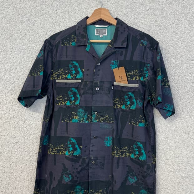 카브엠트 그래픽 오픈카라 셔츠