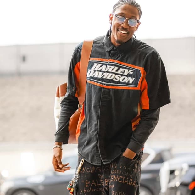 할리데이비슨 스펠아웃 반팔 셔츠