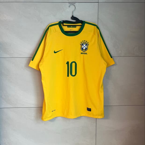 나이키 10-11 No.10 브라질 축구 국대 홈 유니폼 Nike