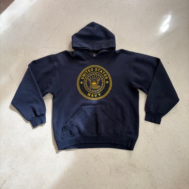 US NAVY USA OG 빈티지 후드티 M