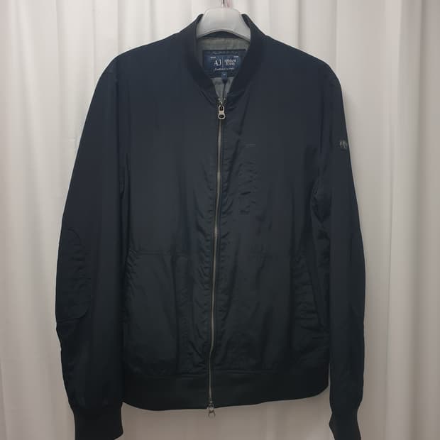 아르마니진 블랙 봄버 자켓 xl 54
