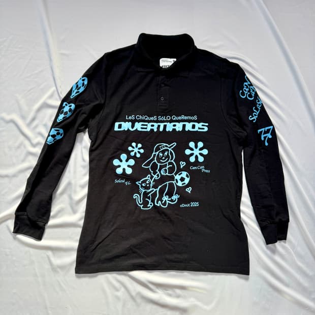 Can Can Press X Solose FC 풋볼 폴로 티