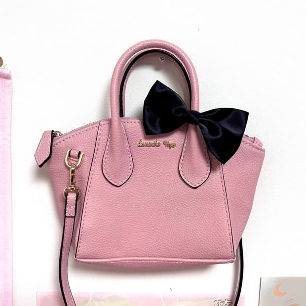 [나눔]SamanthaVega사만사베가 연핑크 리본 미니백 히메갸루양지뢰