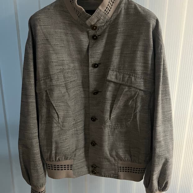 80‘s emporio armani light grey jacket
