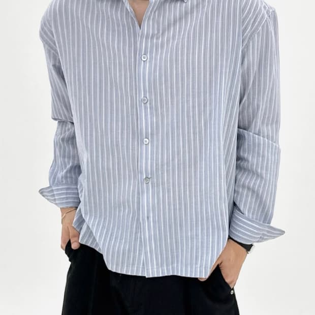 1206studio 스트라이프 셔츠