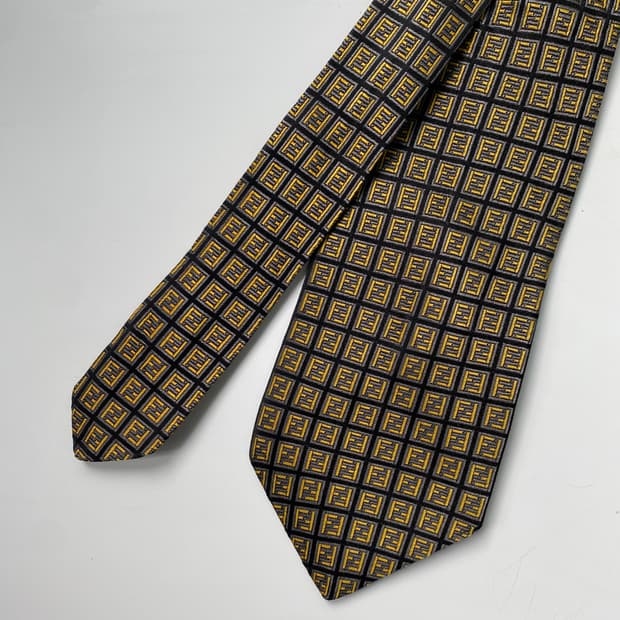 펜디 (FENDI) 모노그램 정품 명품 넥타이