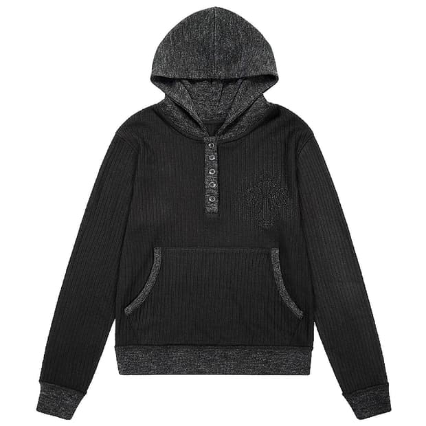 미개봉) 아캄 후드티 CROS2 Contrast Button Hoodie