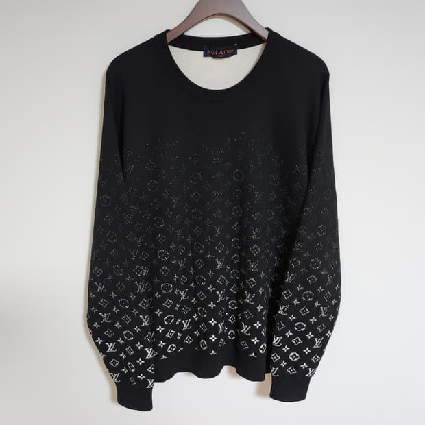 [XL] 루이비통 블랙 멀티 모노그램 니트 RM211Q