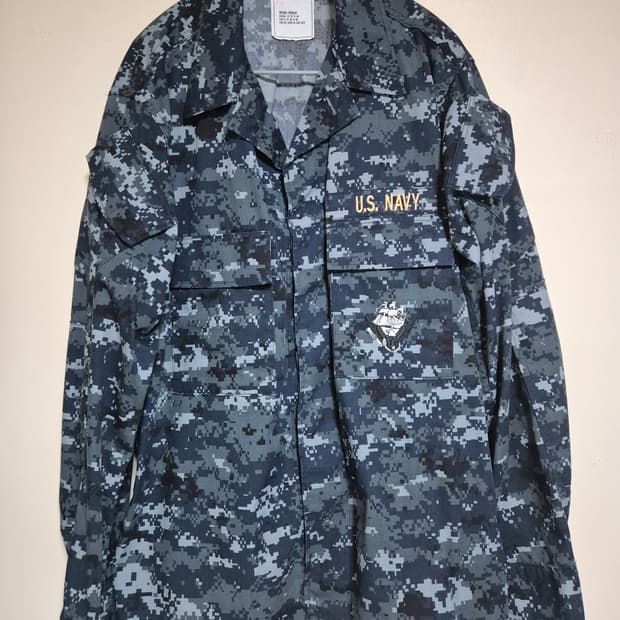 미 해군 NWU I 디지털 카모 상의 M-R