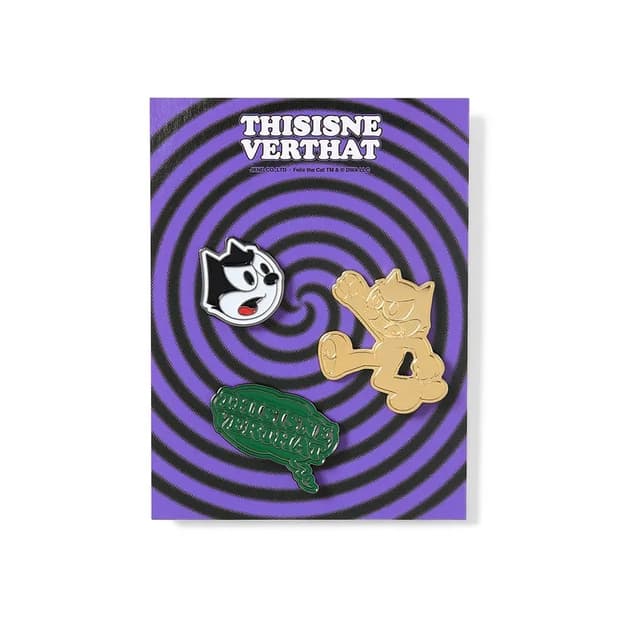 thisisneverthat x felix pin 펠릭스 뱃지 핀
