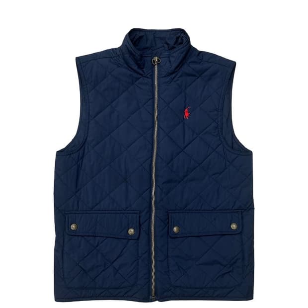 폴로랄프로렌 키즈 퀄팅 덕다운 조끼패딩