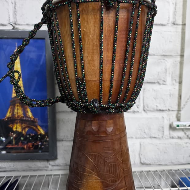 인도네시아 젬베  핸드메이드 타악기 북 인테리어소품 YB52