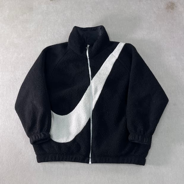 100 나이키 빅스우시 리버시블 양털 플리스 자켓