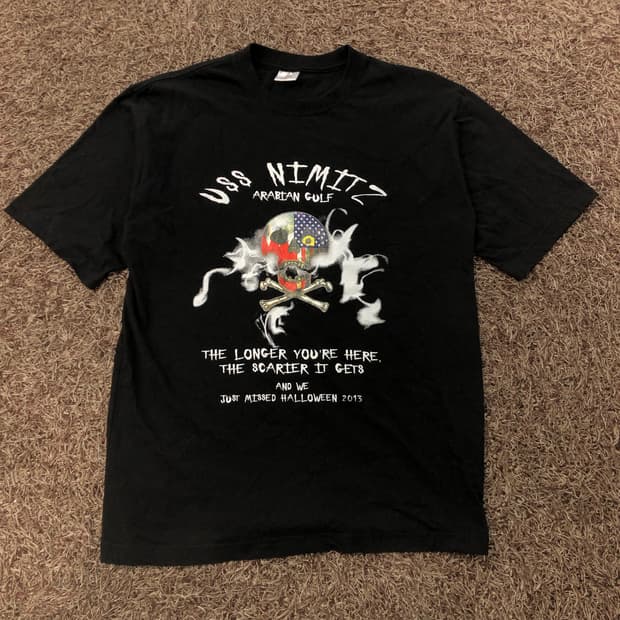 빈티지 스컬 2013 할로윈 티셔츠