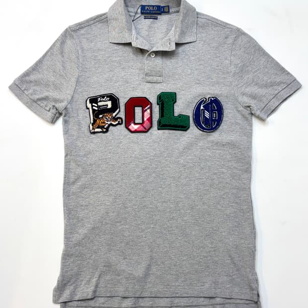 Polo 폴로 랄프로렌 타이거 패치 엠보 로고 PK 카라 반팔 티셔츠