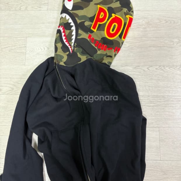 베이프 샤크후드집업