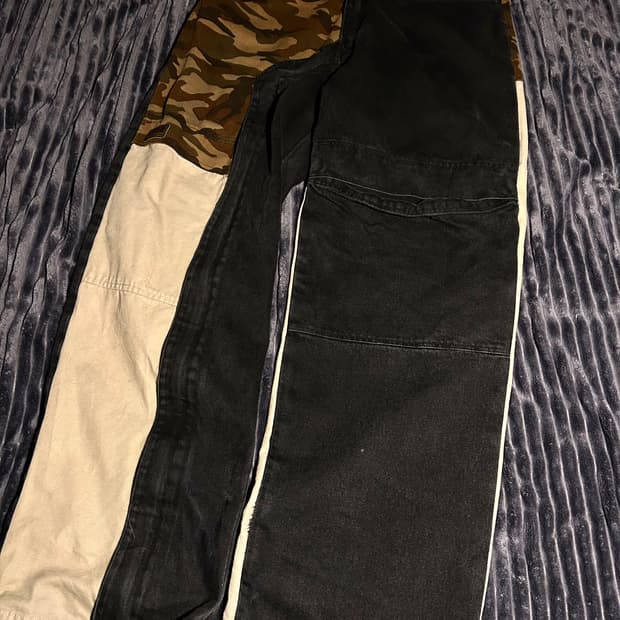 바라간 하이브리드 데님 카모플라주 팬츠