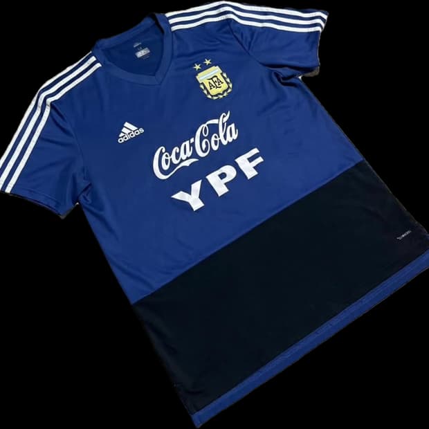 아디다스 아르헨티나 18 트레이닝 유니폼 반팔 져지