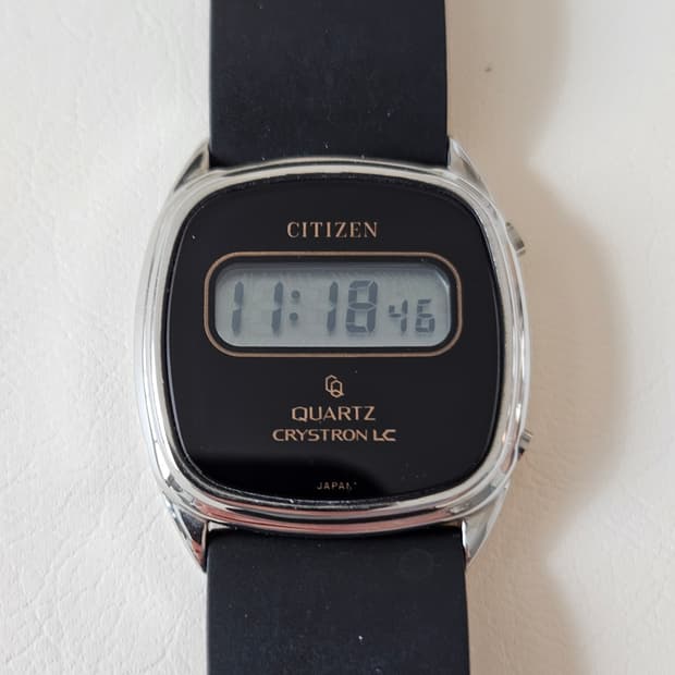 빈티지 시티즌 쿼츠 크리스 트론 LC 전자시계