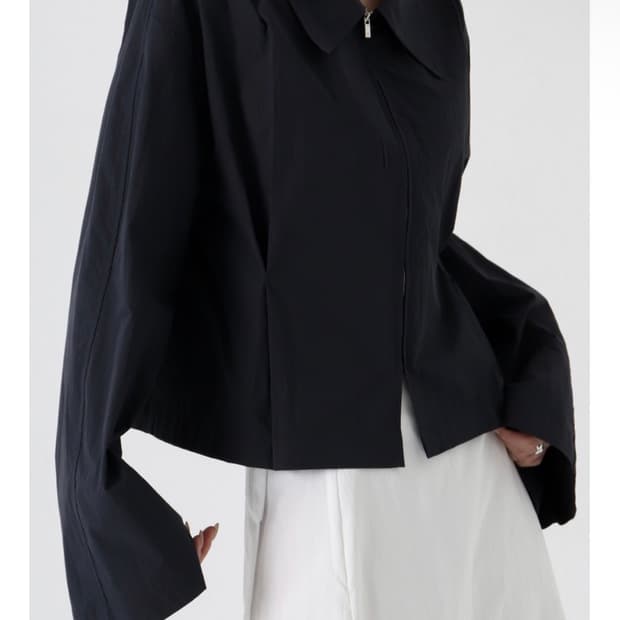 트리밍버드 zip-up shirts [charcoal navy]