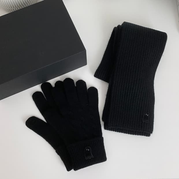 송지오옴므 지오송지오 장갑 머플러 세트