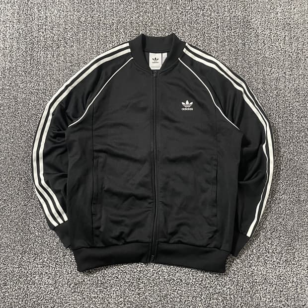 빈티지9. 아디다스 신형 슈퍼스타 파이어버드 져지 트랙탑 블랙