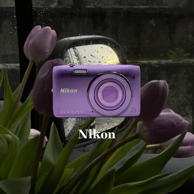 니콘 쿨픽스 s3500 보라 빈티지디카 디지털카메라