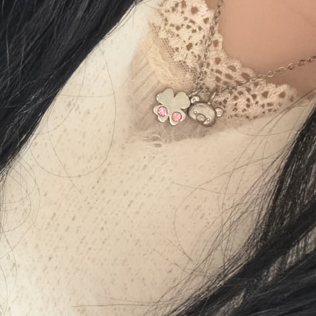 유일매물)리락쿠마목걸이산엑스정품 갸루히메산리오