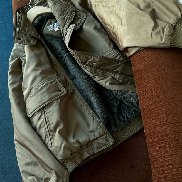 liner padded mil design blouson