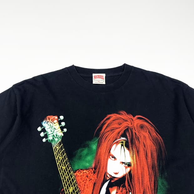 VTG 빈티지 X재팬 히데 그래픽 반팔티 (XL)