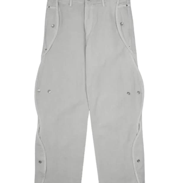 산산기어 코튼 웨이브 팬츠 그레이 1사이즈