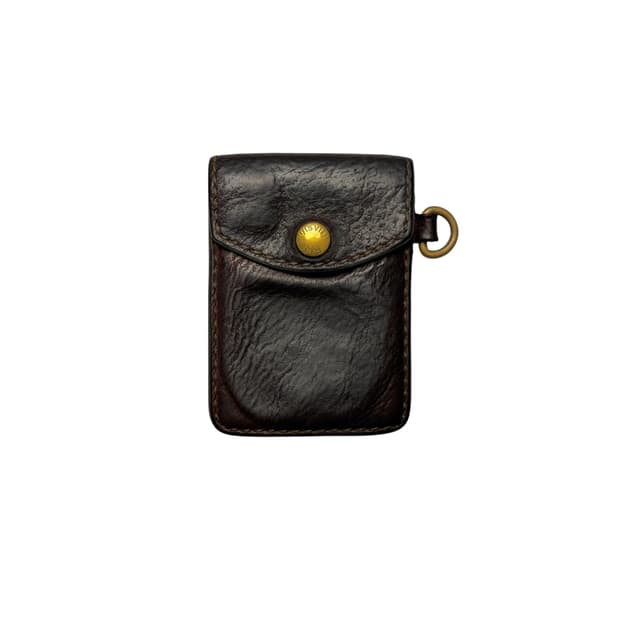 cowhide card case