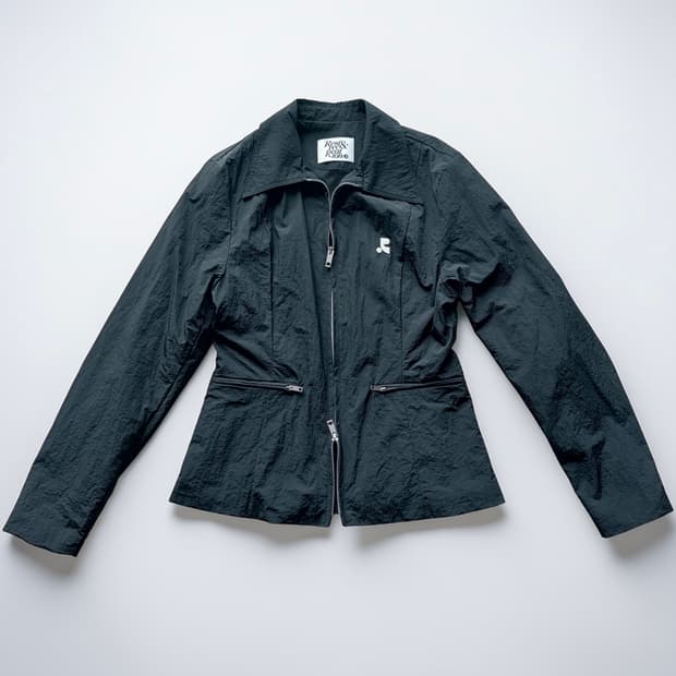 레스트앤레크레이션 TWO WAY ZIPPER NYLON JACKET