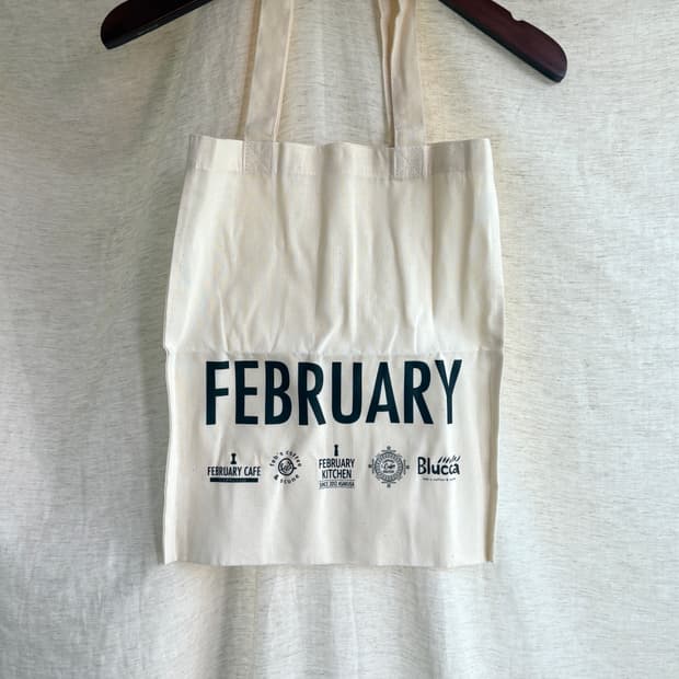 \note ogna\ FEBRUARY cafe 코튼백