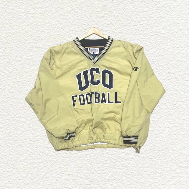 빈티지 Champion 챔피언 V넥 바람막이 웜업 2xl xxl