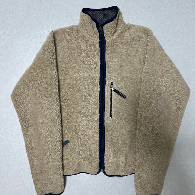파타고니아 90s made in USA 딥파일 플리스 가디건